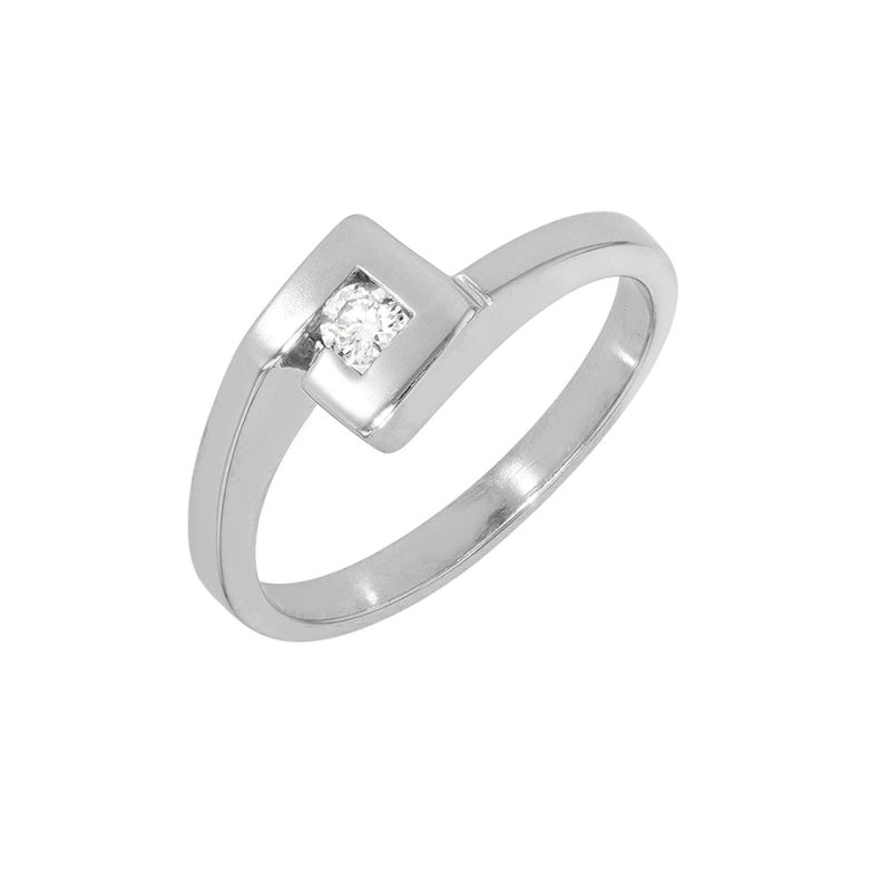 Acheter Solitaire diamant 0.08 carat or blanc 4.35g Comme neuf - 1200,00 € Solitaire diamant 0.08 carat or blanc 4.35g Comme neuf - reconditionné disponible sur Gemme Les Bijoux